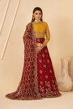 Zarif Riwayat Embroidered Luxury Net Unstitched 3Pc Suit - ASTRA
