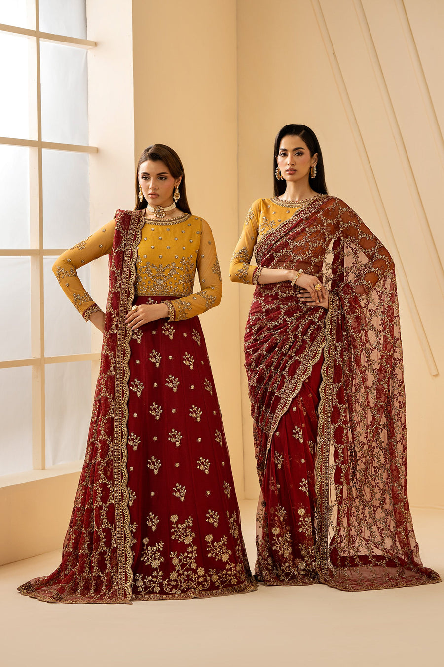 Zarif Riwayat Embroidered Luxury Net Unstitched 3Pc Suit - ASTRA