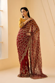 Zarif Riwayat Embroidered Luxury Net Unstitched 3Pc Suit - ASTRA