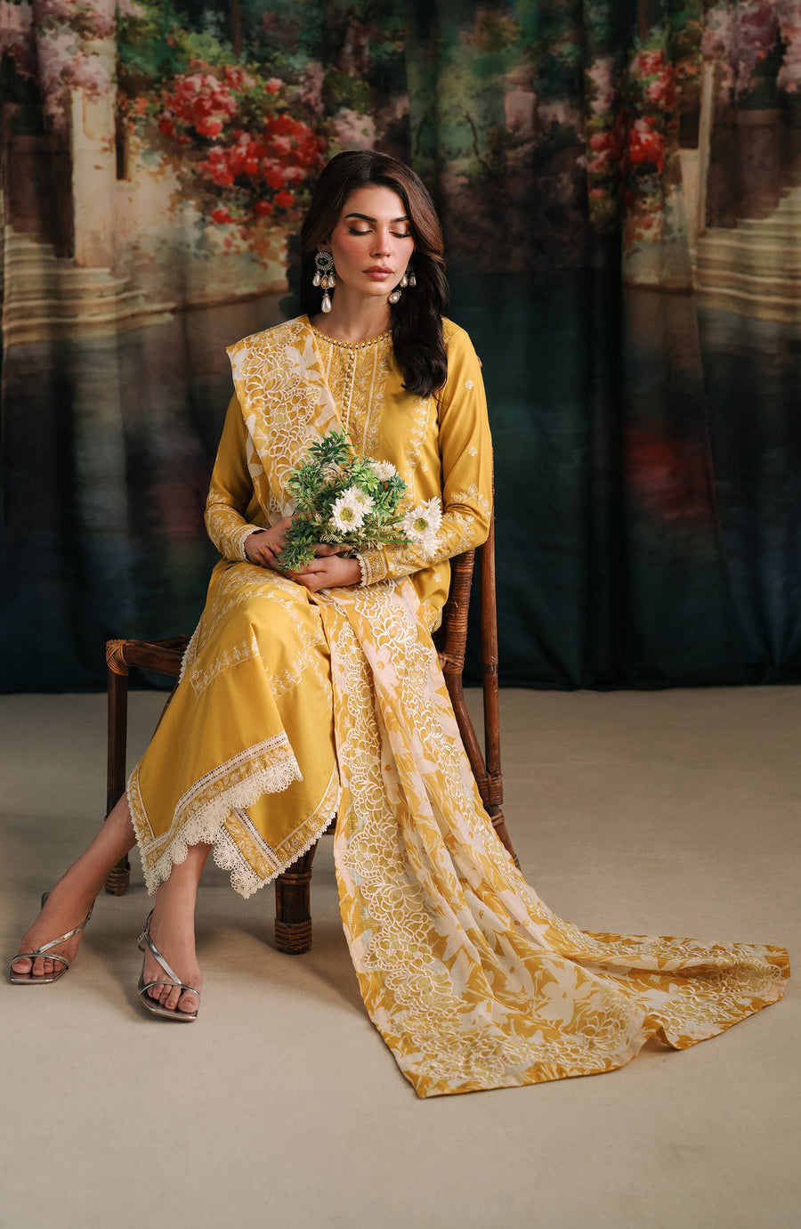 Zarif Embroidered Raw Silk Unstitched 3Pc Suit ZRF-RW-06 AZAL