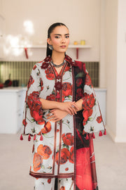 Alizeh Fashion Sheen Printed Lawn Unstitched 3Pc Suit AF-PL-6051-Mish