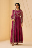 Zarif Riwayat Embroidered Luxury Net Unstitched 3Pc Suit - SADAA