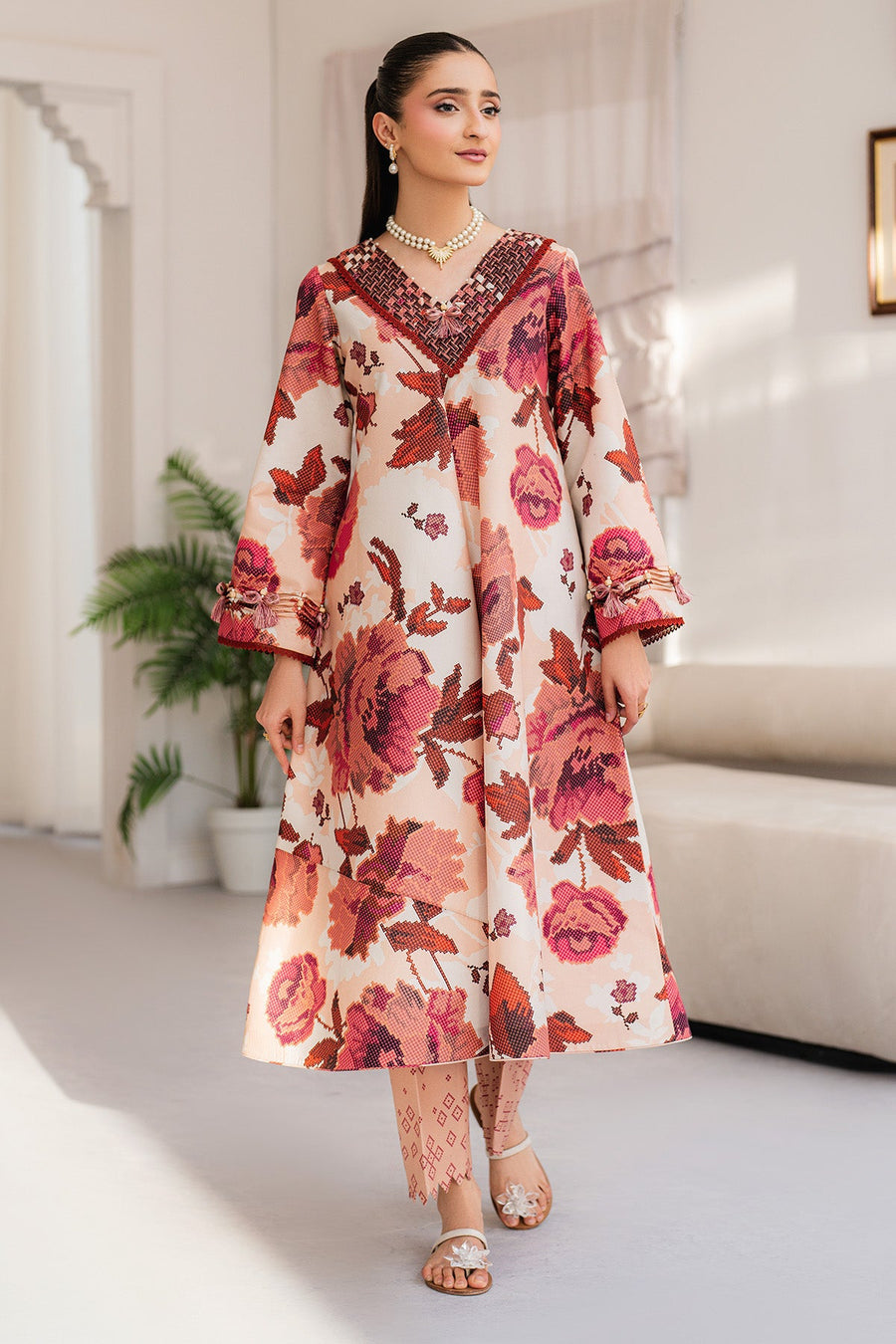 Alizeh Fashion Essentials Printed Lawn Unstitched 2Pc Suit AF-PL-6061