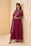 Zarif Riwayat Embroidered Luxury Net Unstitched 3Pc Suit - SADAA