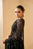 Zarif Riwayat Embroidered Luxury Net Unstitched 3Pc Suit - QATIM