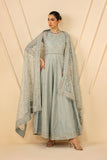 Zarif Riwayat Embroidered Luxury Net Unstitched 3Pc Suit - MINTARA