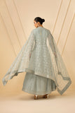 Zarif Riwayat Embroidered Luxury Net Unstitched 3Pc Suit - MINTARA