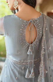 Zarif Sahiba Sequins Embroidered Net Unstitched 3Pc Suit UNST-SBA-04 YASMIN