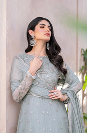 Zarif Sahiba Sequins Embroidered Net Unstitched 3Pc Suit UNST-SBA-04 YASMIN