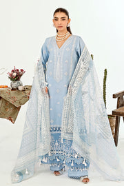 Neeshay Zoella Embroidered Luxury Lawn Unstitched 3Pc Suit - Isla