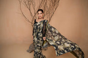 Hemstitch Afsana Vol-02 Embroidered Georgette Chiffon Stitched Saree - AMELIA