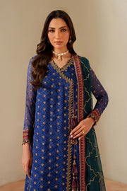 Alizeh Fashion Fleur Embroidered Chiffon Unstitched 3Pc Suit AF-CH-2198-Rahsa