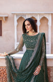 Zarif Sahiba Sequins Embroidered Net Unstitched 3Pc Suit UNST-SBA-05 KERAN