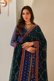 Alizeh Fashion Fleur Embroidered Chiffon Unstitched 3Pc Suit AF-CH-2198-Rahsa