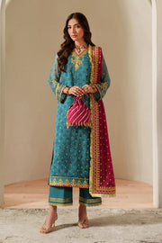 Alizeh Fashion Fleur Embroidered Chiffon Unstitched 3Pc Suit AF-CH-2192-Elaira