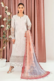 Neeshay Zoella Embroidered Luxury Lawn Unstitched 3Pc Suit - Luca