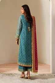 Alizeh Fashion Fleur Embroidered Chiffon Unstitched 3Pc Suit AF-CH-2192-Elaira