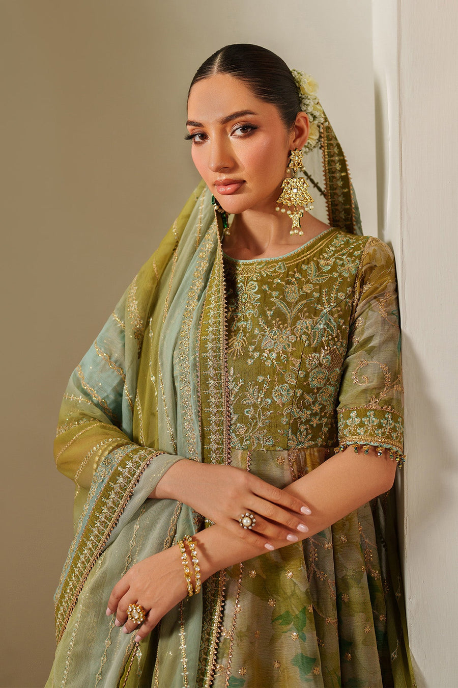 Alizeh Fashion Fleur Embroidered Silk Unstitched 3Pc Suit AF-CH-2195-Renee