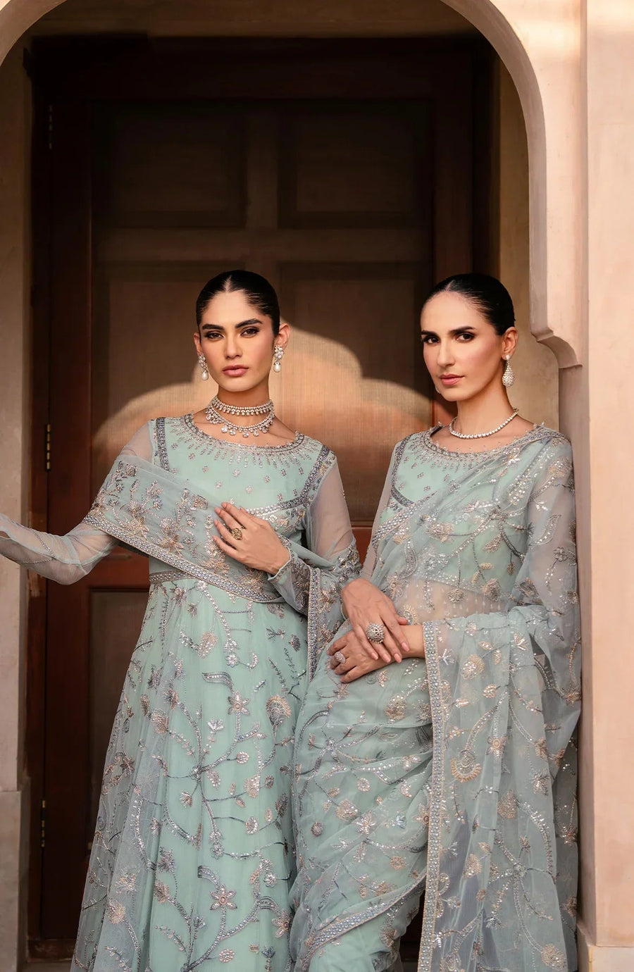 Zarif Sahiba Sequins Embroidered Net Unstitched 3Pc Suit UNST-SBA-06 INEESA