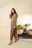 Hemstitch Printed Pret Silk Fabric 2 Piece Suit PPS-003 Hazel