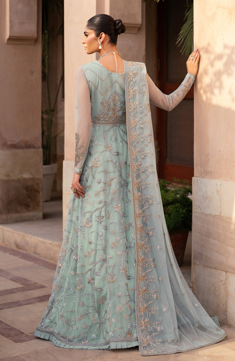 Zarif Sahiba Sequins Embroidered Net Unstitched 3Pc Suit UNST-SBA-06 INEESA
