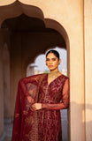 Zarif Sahiba Sequins Embroidered Net Unstitched 3Pc Suit UNST-SBA-01 ELIF