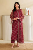 Zarif Roohi Sequins Embroidered Net Unstitched 3Pc Suit ZRF-RFE-03 Afrah