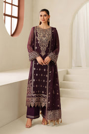 Alizeh Reena Embroidered Chiffon Unstitched 3Pc Suit AF-HM-4053-Tehwar