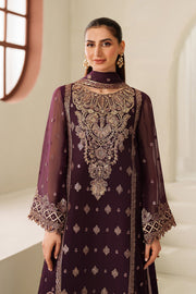 Alizeh Reena Embroidered Chiffon Unstitched 3Pc Suit AF-HM-4053-Tehwar