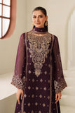 Alizeh Reena Embroidered Chiffon Unstitched 3Pc Suit AF-HM-4053-Tehwar