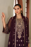 Alizeh Reena Embroidered Chiffon Unstitched 3Pc Suit AF-HM-4053-Tehwar
