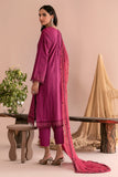 Zarif Eid ul Adha Unstitched Embroidered Lawn 3Pc Suit ZEA-02 FUCHSIA