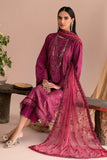 Zarif Eid ul Adha Unstitched Embroidered Lawn 3Pc Suit ZEA-02 FUCHSIA