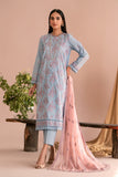 Zarif Eid ul Adha Unstitched Embroidered Lawn 3Pc Suit ZEA-07 HAILEY