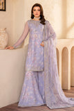 Zarif Iris Sequins Embroidered Net Unstitched 3Pc Suit ZRI-06 LOTUS