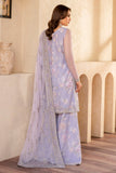 Zarif Iris Sequins Embroidered Net Unstitched 3Pc Suit ZRI-06 LOTUS