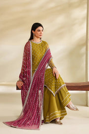 Zarif Roohi Sequins Embroidered Net Unstitched 3Pc Suit ZRF-RFE-05 Janeer