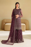 Zarif Roohi Sequins Embroidered Net Unstitched 3Pc Suit ZRF-RFE-01 Saneh