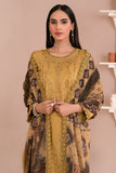 Zarif Eid ul Adha Unstitched Embroidered Lawn 3Pc Suit ZEA-03 HONEY