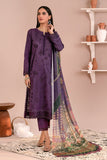 Zarif Eid ul Adha Unstitched Embroidered Lawn 3Pc Suit ZEA-08 LILAH