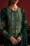 Neeshay Shagun Embroidered Raw Silk Unstitched 3Pc Suit - MEHVAR