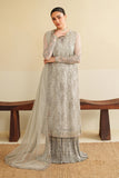 Zarif Roohi Sequins Embroidered Net Unstitched 3Pc Suit ZRF-RFE-06 Milaan