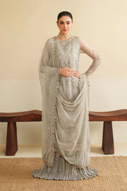 Zarif Roohi Sequins Embroidered Net Unstitched 3Pc Suit ZRF-RFE-06 Milaan