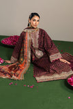 Neeshay Shagun Embroidered Raw Silk Unstitched 3Pc Suit - MAHVEEN