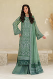 Zarif Meesa Sequins Embroidered Chiffon Unstitched 3Pc Suit - Jiroon
