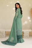 Zarif Meesa Sequins Embroidered Chiffon Unstitched 3Pc Suit - Jiroon