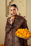 Neeshay Shagun Embroidered Raw Silk Unstitched 3Pc Suit - MAHROOB