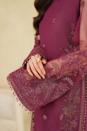 Zarif Meesa Sequins Embroidered Net Unstitched 3Pc Suit - Orila