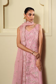 Neeshay Shagun Embroidered Raw Silk Unstitched 3Pc Suit - ARMEEN