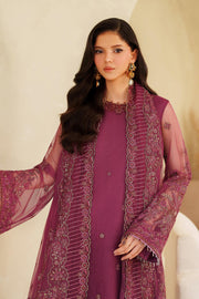 Zarif Meesa Sequins Embroidered Net Unstitched 3Pc Suit - Orila